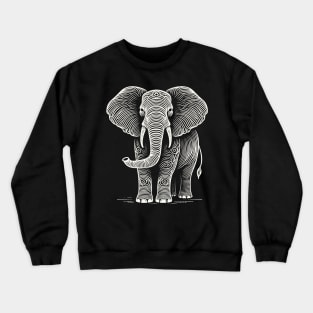 Elephant - Gentle Giant at Heart Crewneck Sweatshirt